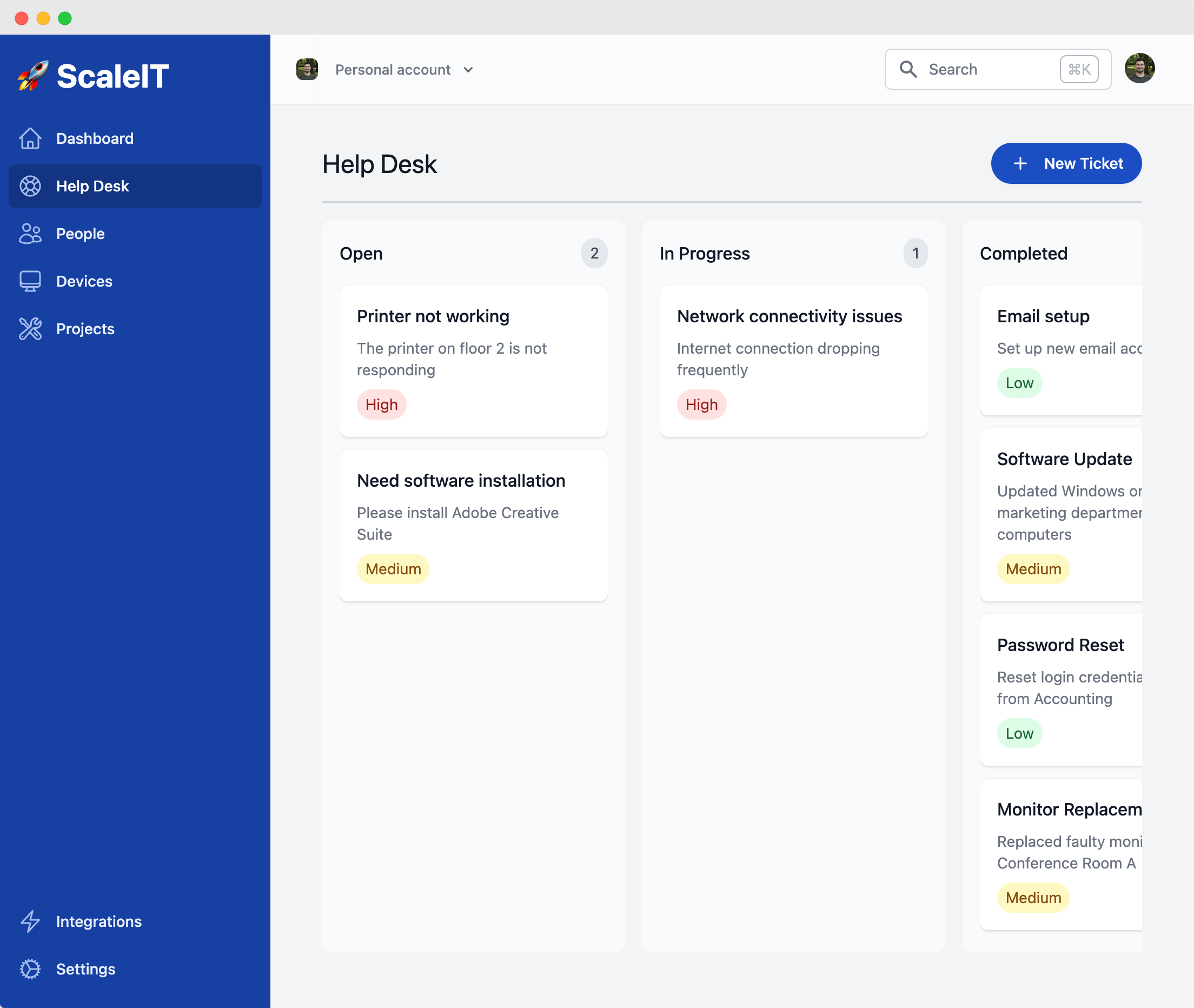 ScaleIT Onboarding Dashboard